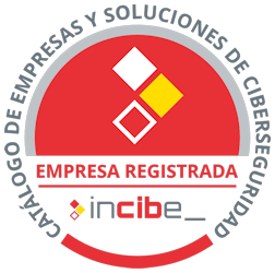 Sello INCIBE: Empresa registrada en el Catálogo de Empresas y Soluciones de Ciberseguridad